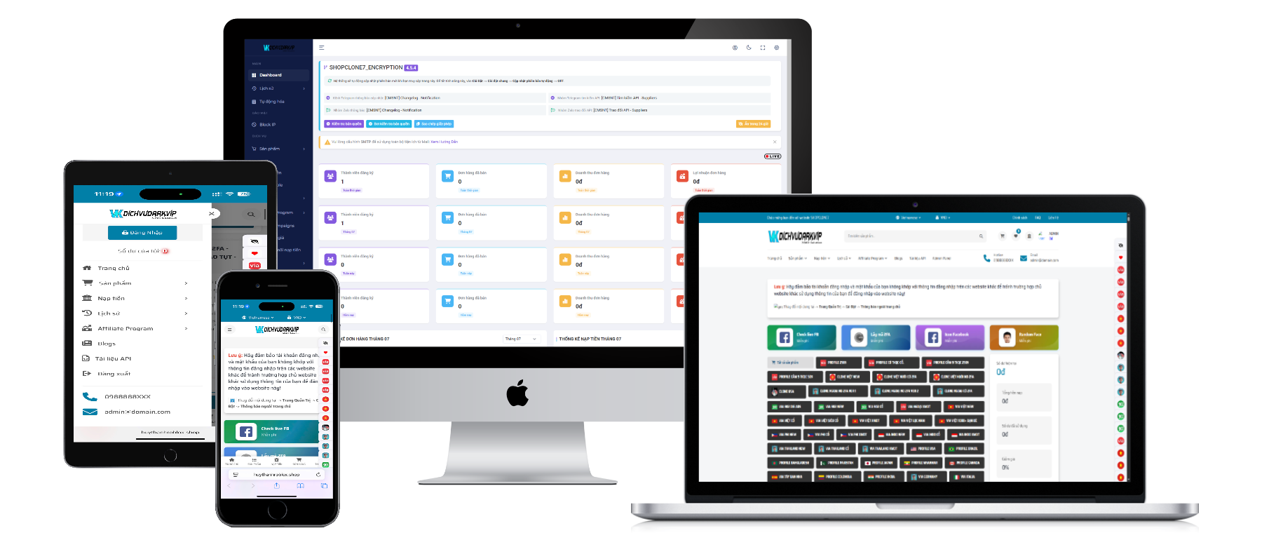 CloneV7 - Version 5.1.3 (Không mã hóa ioncube & không license bản quyền)