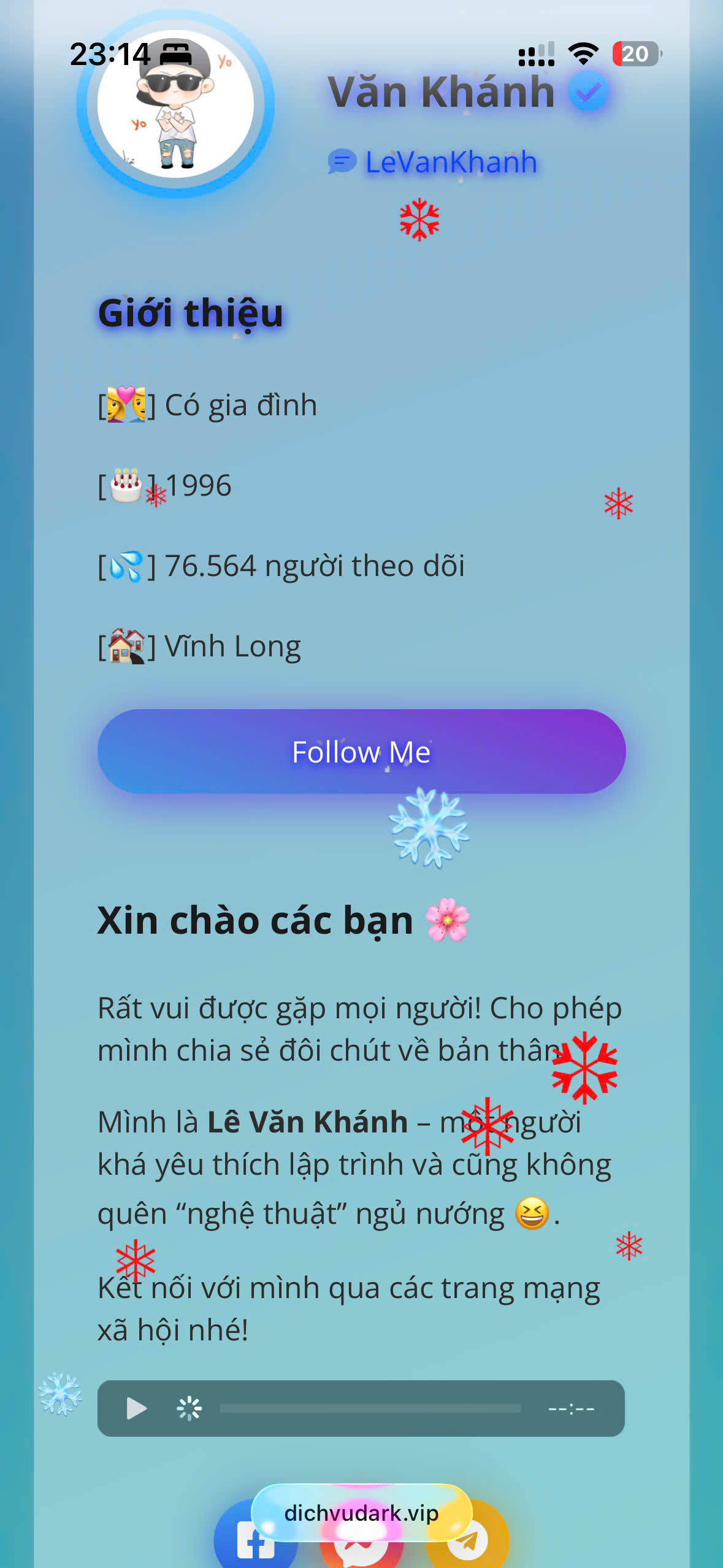 Profile cá nhân