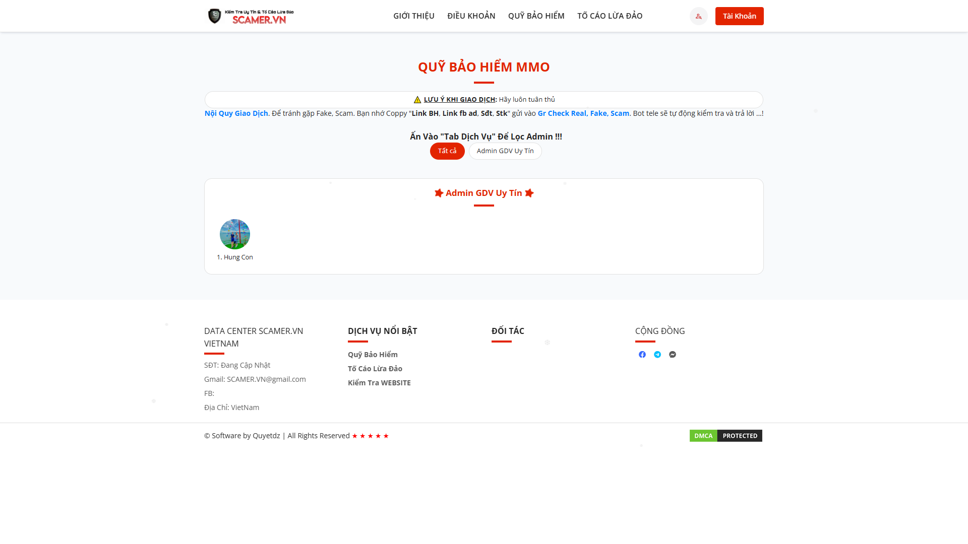 Tạo website Tố cáo lừa đảo,tạo link giao dịch viên uy tín